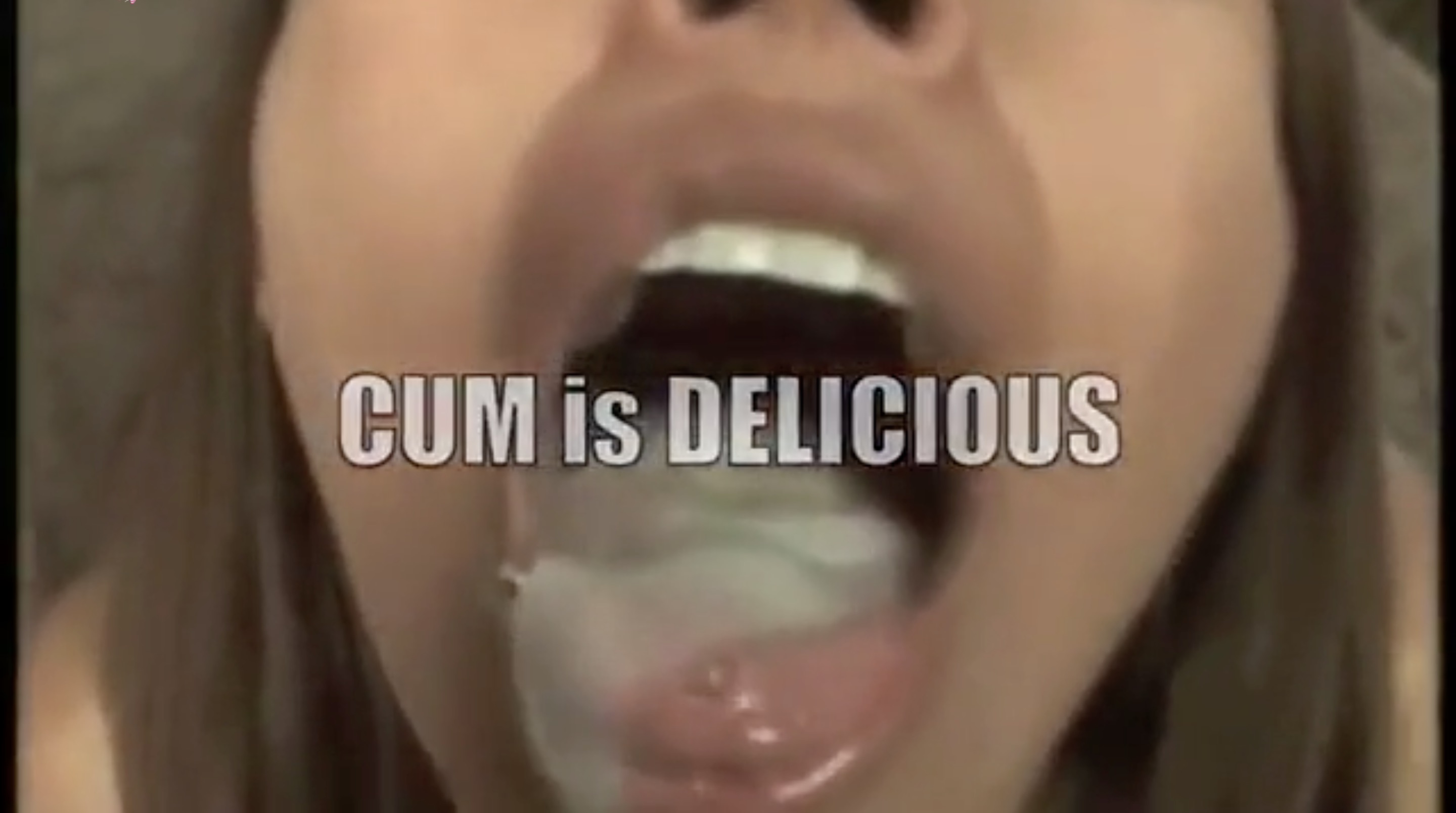 Cum Eating Instructions- Encouragement